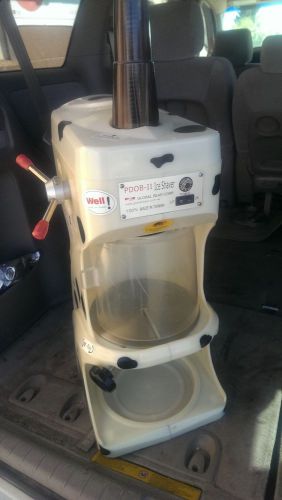 commercial shave ice machine pdob-ii-grm-nsf Snowy Ice fluffy snow NSF approved