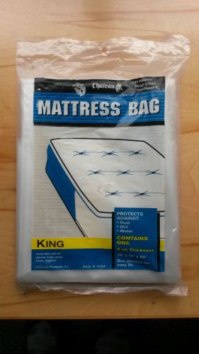 King Mattress Bag Plastic Cover Pillow Tops for Moving - NEW - FREE US SHIPPING