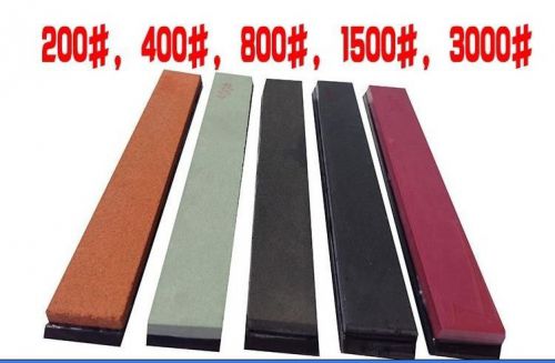 LOT/ SET/ 5 PCS carbide ruby black whet stone SIZE:150*20*5MM GRIT: 200#-3000#