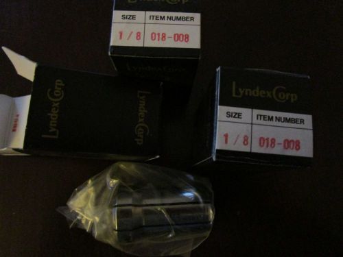 BRAND NEW!! LYNDEX COLLET SIZE1/8, ITEM NUMBER 018-008