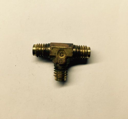 Swagelok brass b-200-3 1/8&#034; union tee for sale