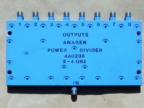 Anaren 4A0286 power divider, 8 way, 2 to 4 GHz