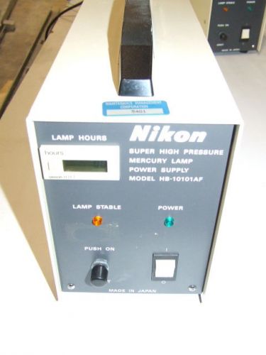 2 Nikon HB-10101AF Super High Pressure Mercury Lamp Power Supplies