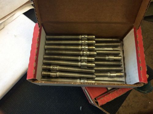 25 red head ww-1242 s.s 1/2&#034;x 4 1/4&#034; trubolt  masonry concrete wedge anchors usa for sale