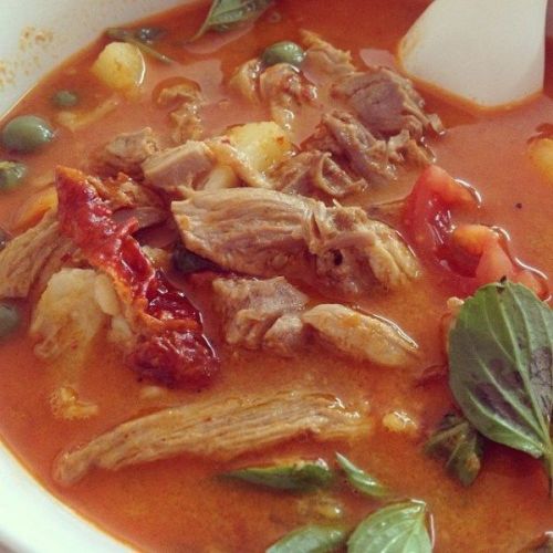 Thai Food Red Curry With Roasted Duck Recipe Easy Soup Thailand With Sent Choice