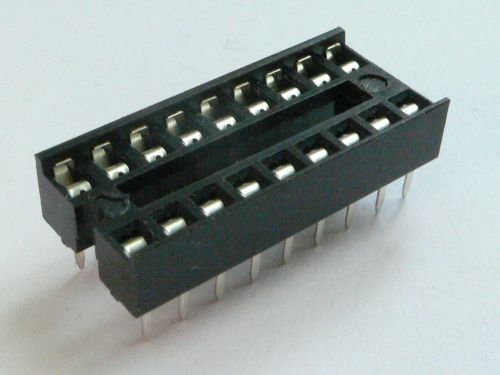 16pcs 18-Pin DIL DIP IC Socket PCB Mount Connector - USA Seller - Free Shipping
