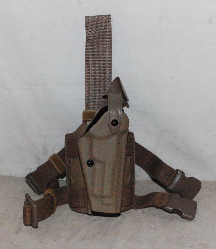 Safariland sls tactical holster w/leg harness - model 6004-73 ber 92 for sale