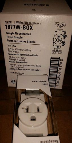 Cooper single outlet receptacle 20A 125V 10 Pack