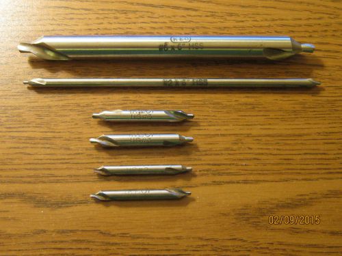 Lot of 6 KEO Combo Drill &amp; Countersink HSS