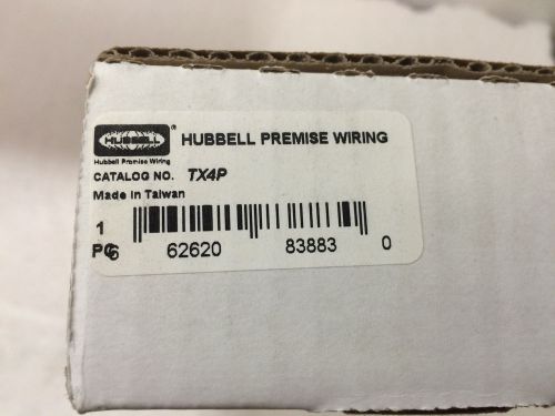 Hubbell Premise Wiring Cat # TX4P 1 Punch, 4 Pair Punch Down Impact Tool New