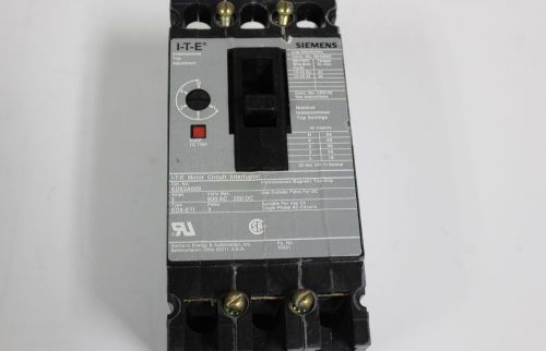 ITE SIEMENS ED63A005 CIRCUIT INTERRUPTER WITH LUGS 600 VOLT 3 POLE 5 AMP GRAY