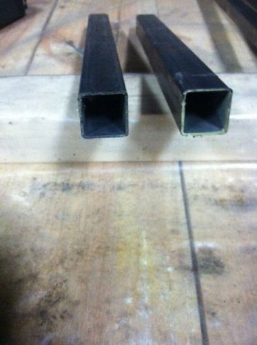 STEEL SQUARE TUBING- 1 x 1 x 17&#039;&#039; 16 GAGE ( + or -1/8 ) Painted Black