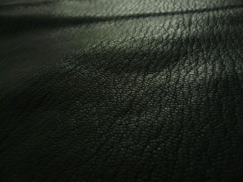 Italian GOATSKIN Leather skin Hide Top Quality Grainy Dark Navy - 4 Sq.Ft