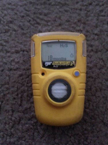 H2S Monitor BW Technologies Gas Alert Clip Extreme Detector Honeywell activated