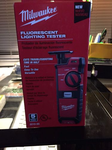 BRAND NEW Milwaukee 2210-20 Fluorescent Lighting Tester New