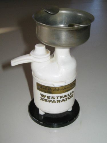 1950&#039;s WESTFALIA dairy cream separator ASH TRAY salesman sample DeFehr Sons WPG