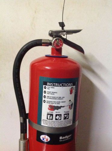 Badger 15.5 Lb Halotron fire extinguisher clean agent aviation no mess