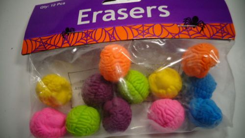 Oriental Trading Eraser Brains Assorted Color