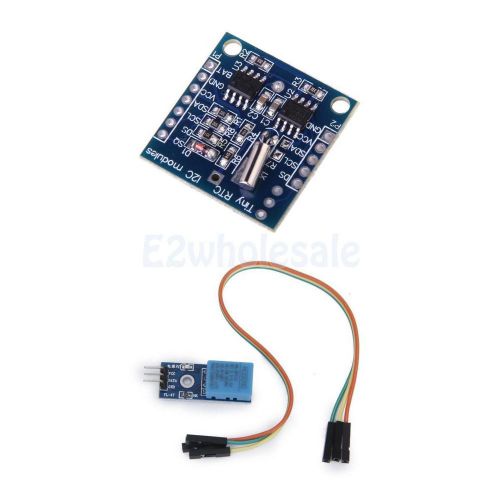 Digital temperature and humidity sensor +real time clock module for arduino diy for sale