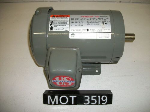 Us motor 1 hp f029b 143tc frame 3 phase motor (mot3519) for sale