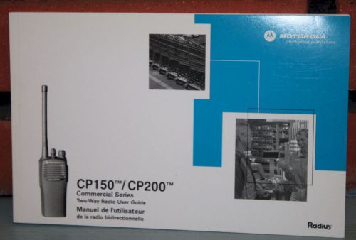 cp150 cp200 manual 6880309N60-0 Motorola Commercial Series