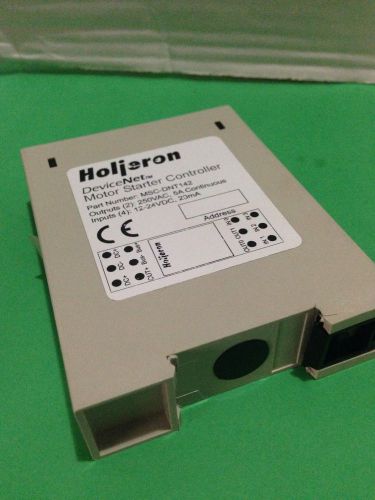Used Holjeron MSC-DNT142 Motor Starter Controller 12-24VDC 20mA 5A Continuous