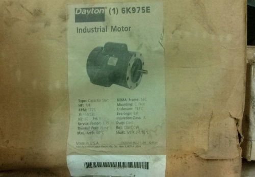Dayton 6K975E 1/4 HP, 1725 RPM, frame 56C, Motor NIB!!!
