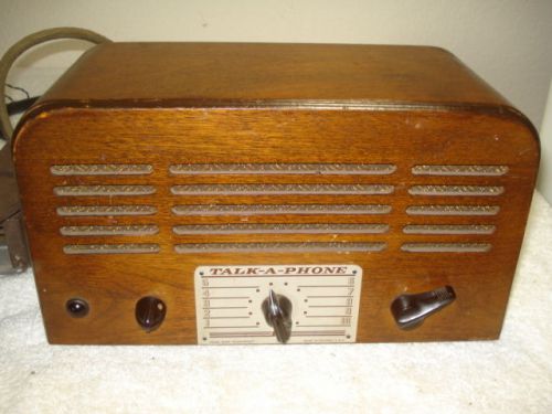Vintage talk-a-phone intercom system 1942 for sale