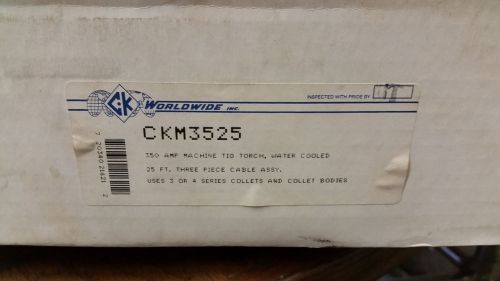 CK Weldcraft CKM3525 350 Amp Machine Tig Torch Water Cooled 25&#039;