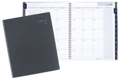 DayMinder 2015 Traditional Professional Monthly Planner 8.5 x 11 Grey (GC470-10)