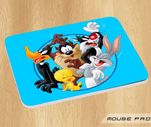 Looney Tunes Logo On Mousepad Gaming Design New Cool