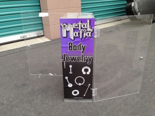 METAL MAFIA body jewelry display case