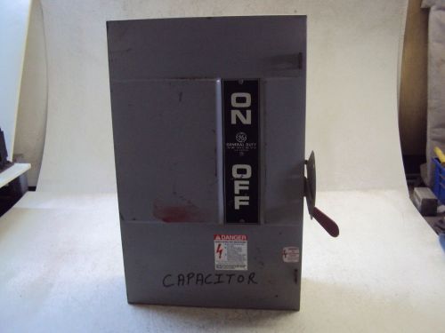 GENERAL ELECTRIC GENERAL DUTY SWITCH 200 AMP  240 VAC  USED