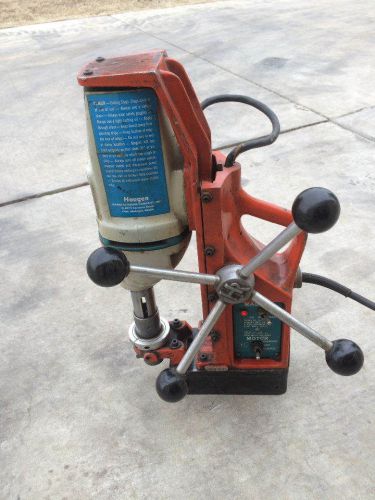 Hougen Portable Magnetic Drill Model 277 works good