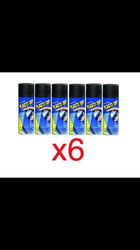 Performix Plasti Dip 6 Pack Matte Black 11oz Spray Cans Rubber Dip Coating