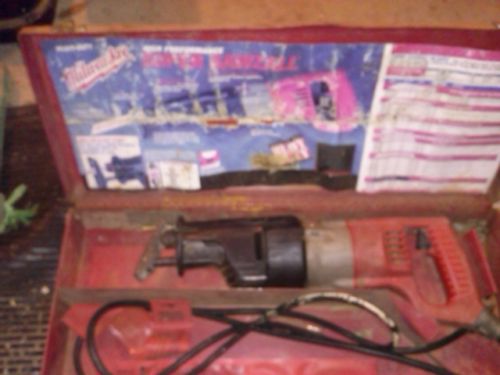 Milwaukee Super Sawzall 9.5 amp tested works excellent