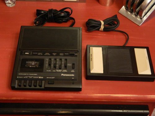 Panasonic RR-930 Micro Cassette Transcriber Dictation Foot Control Recorder