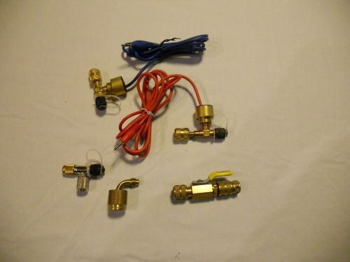 Testing equipment for a/c, valve, &amp; adapters, bin 06 for sale