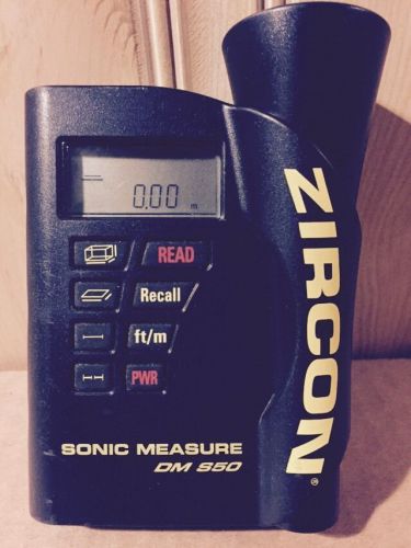 Zircon Sonic Measuring Measure Tape Tool  -  Model DM S50