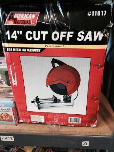 Brand New in Box American Tool Exchange 14&#034; Cut Off saw chop saw