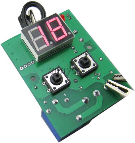 0-99°c digital thermostat temperature controller temp thermometer +ntc sensor for sale
