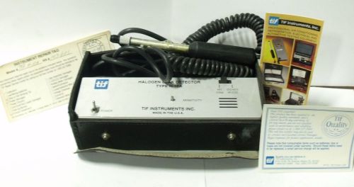 TIF Halogen Leak Detector H-10A AC Pump Style w/ Case