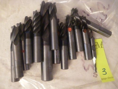 Carbide Scrap,  4 lbs of Used High Quality Carbide End Mills  ENDMILLS   #3