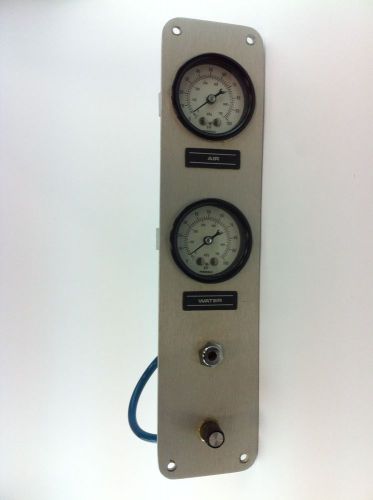 Dental Air and Water Gauge Unit With Water Adjustment Control