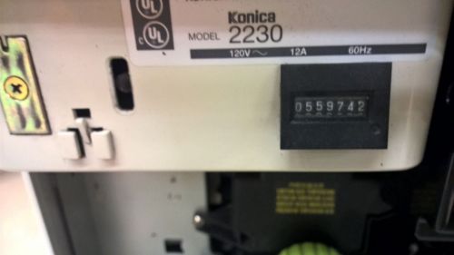 KONICA 2230 Pay Per Copy Machine
