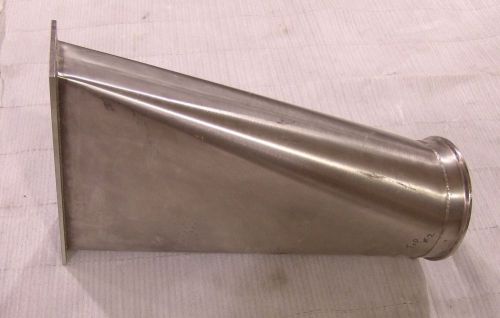 Sanitary stainless tri clamp tubing fitting 8&#034; x 24&#034; reducer adapter
