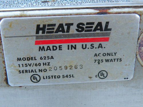 H.D. COMMERCIAL &#034;HEAT SEAL&#034; DELI/MEAT COUNTER-TOP HEAT  SEALER WRAPPING MACHINE