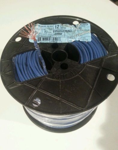 Encore wire 12 awg gauge blue stranded copper wire 500&#039; for sale