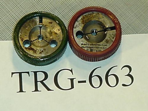 Thread Ring Gage Set 6-40 NO &amp; NOGO TRG-663