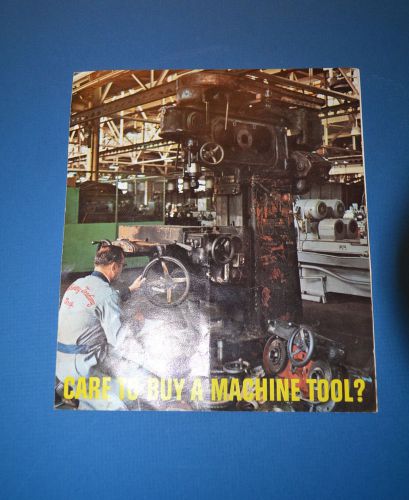 COLT INDUSTRIES MACHINERY Rebuilding Reconditioning Sale0s Brochure   (JRW #089)